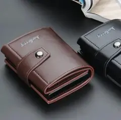 baellery 三つ折り財布 ブラウン