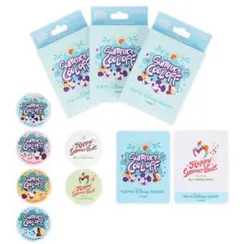 ディズニー　ミセス　カンバッジ　ステッカー付きセット