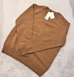 新品　ユニクロ　プレミアムラムクルーネックセーター　XL
