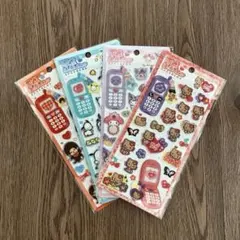 平成はっぴーフォン シール 4枚セット