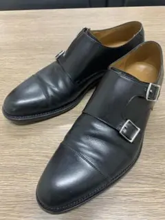 【メルカリ市価格】ユナイテッドアローズ ダブルモンク 黒 サイズ6.5/25㎝のサムネイル
