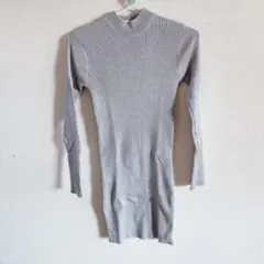 未使用 ワンピース ハイネックワンピース レディース ニット 秋冬春