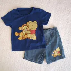 【新品】プーさん Tシャツ ショートパンツセット 90センチ