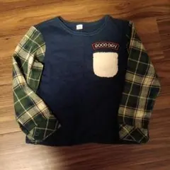 キムラタン ラキエーベ トレーナー　 120cm チェック