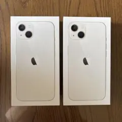 iPhone 13 スターライト 箱　2個セット
