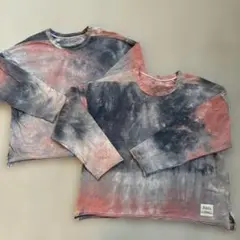 Black closet タイダイ柄長袖Tシャツ2枚セット