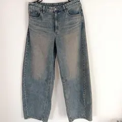 GUバレルレッグジーンズ 標準丈 XL