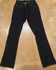 EDWIN ダークブルー フレアデニム