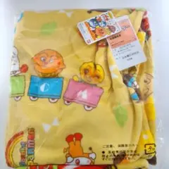 それいけ!　アンパンマン　 お昼寝　毛布 　イエロー　85cm×115cm