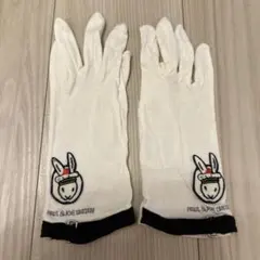 ポール&ジョーシスター　ウサギ刺繍グローブ ホワイトのサムネイル