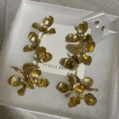 STELLA BRIDAL ゴールドピアス