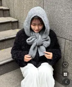 nugu フードマフラー　バラクラバ