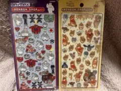 正規品　プーさん　ベイマックス　ボンボンドロップシール　二枚セット