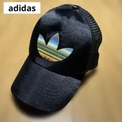 archive adidas ブラック メッシュキャップ y2k 平成gal