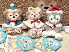 ダッフィー シェリーメイ ジェラトーニ クリスマス2014 ストラップ