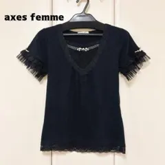 axes femme レースフリルシャツ ゴスロリ チュール y2K バレエコア