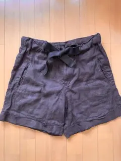 Deuxieme Classe リネン ダークブラウン ショートパンツのサムネイル
