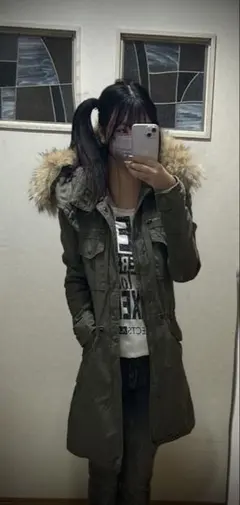 y2k 平成 00s フェアリーグランジ モッズコートファーコート ボア