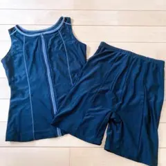 セパレート水着 上下セット ネイビー 水着 サイズO
