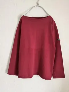 セントジェームス ウエッソン ソリッド バスクシャツ 4 ボルドー 80〜90s