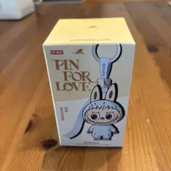 ラブブ PIN FOR LOVE キーホルダー イニシャルL