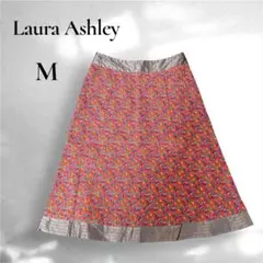 【Laura Ashley】ミディ丈　コーデュロイ　薔薇　小花柄　ローズ　総柄のサムネイル
