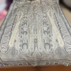 エトロ　ペイズリー柄 グレー系 ストール
