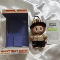 店員ラブブ POP MartWACKY MARTラブブ ぬいぐるみペンダント店員さん｜Yahoo