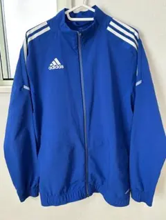 500円値下げ中　Mサイズ　adidas 青 ジャージ
