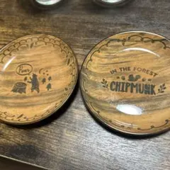 くま、りす小皿2枚セットのサムネイル