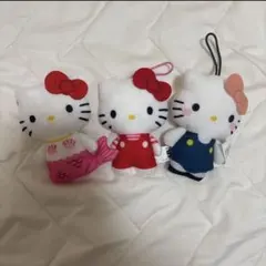 ハローキティキティちゃんハッピーセット50周年ぬいぐるみキーホルダー