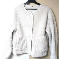 美品!!　UNIQLO アイボリー ボアジャケット M