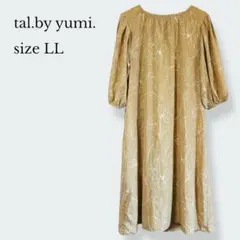 tal by yumi 花柄ワンピース サイズLL