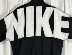 ビッグNike ナイロンジャケット M ブラックy2k アメカジ　00s