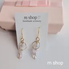 ハンドメイドピアス☆598