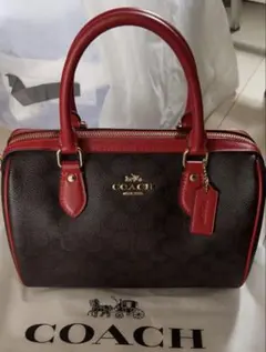 完売品！coachボストンバッグ 2way シグネチャー ヴァーシティ 