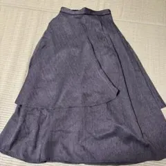 AZULヘリンボーン フレアスカート