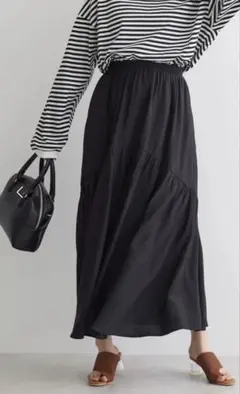 AMERICAN HOLIC ラウンド切り替え ギャザー スカート