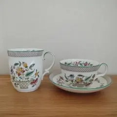 ミントン　MINTON ハドンホールトレリス　カップ&ソーサー&マグカップ