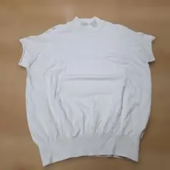 ✴お洒落で上品✴ユナイテッドアローズ ニットTシャツ オフ白 S ウール 