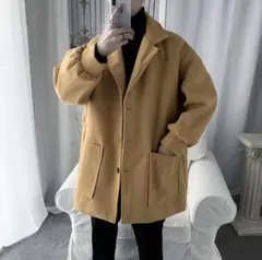 ☆新品未使用☆ビッグシルエット チェスターコート ロングコート　XLサイズ