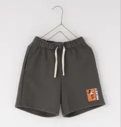 ローリーズファーム　キッズ　パンツ　ウラケショートパンツ　チャコールグレー