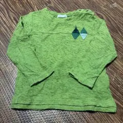 RAG MART グリーン 長袖カットソー 95cm
