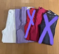ZARA・GU・パンツ4本セット 各サイズ