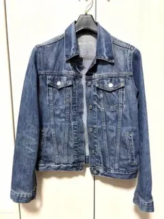 Gap デニムジャケット XS インディゴブルー 長袖 ビンテージ風 ギャップ