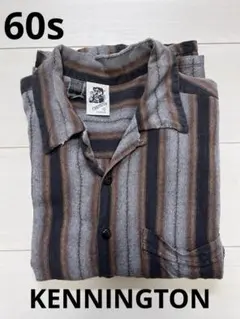 60s KENNINGTON 開襟シャツ USA製 シャドー BOROのサムネイル
