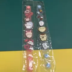 ちいかわ　ラバーバンド　 シーサーとくりまんじゅう　モモンガと古本屋