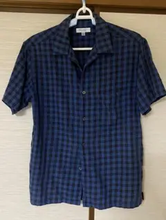 ユナイテッドアローズ　半袖シャツ XS 青系チェック
