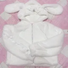 美品♡プリメロ♡プリンセスメロディ♡うさみみアウター♡ホワイト♡