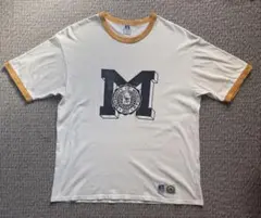 ラッセルアスレティック ミシガン大学 リンガーTシャツ カレッジロゴ XXL